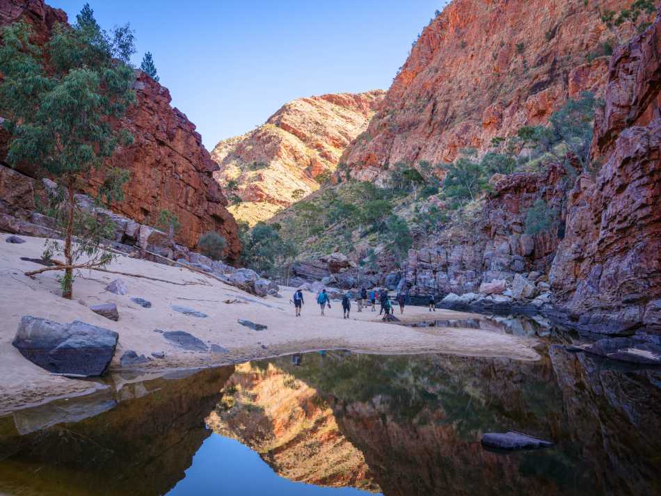 Hiking through Ormiston Gorge | Luke Tscharke
